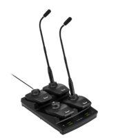 FOUR-BAY DESK STAND TRANSMITTER STATION WITH POWER